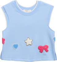 Truly Me Kids' Terry Americana Sleeveless Top