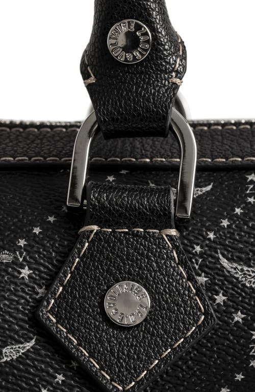 Zadig & Voltaire Medium Sunny Vibe Monogram Bag In Black