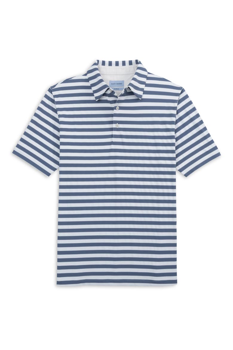 Prep Stripe Polo, Alternate, color, INDIGO