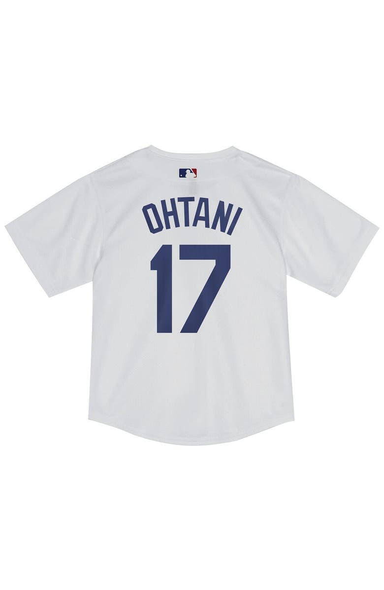 Nike Toddler Nike Shohei Ohtani White Los Angeles Dodgers Home Game Player Jersey, Alternate, color, 