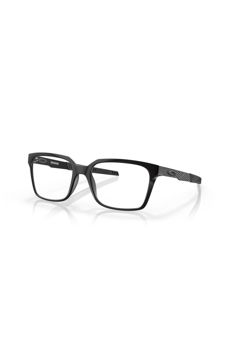 55mm Rectangle optical glasses, Main, color, Black