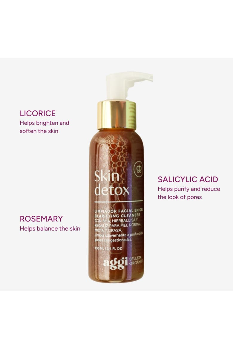 Skin Detox Purifying Licorice & Lemongrass Facial Cleanser, Alternate, color, No Color