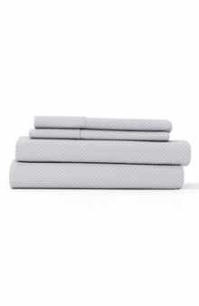 IENJOY HOME Home Spun Our Elegant My Heart Pattern 4-Piece Sheet Set - Light Gray - Full