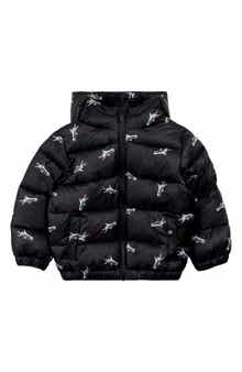 MILES THE LABEL Kids' Quilted Hooded Jacket