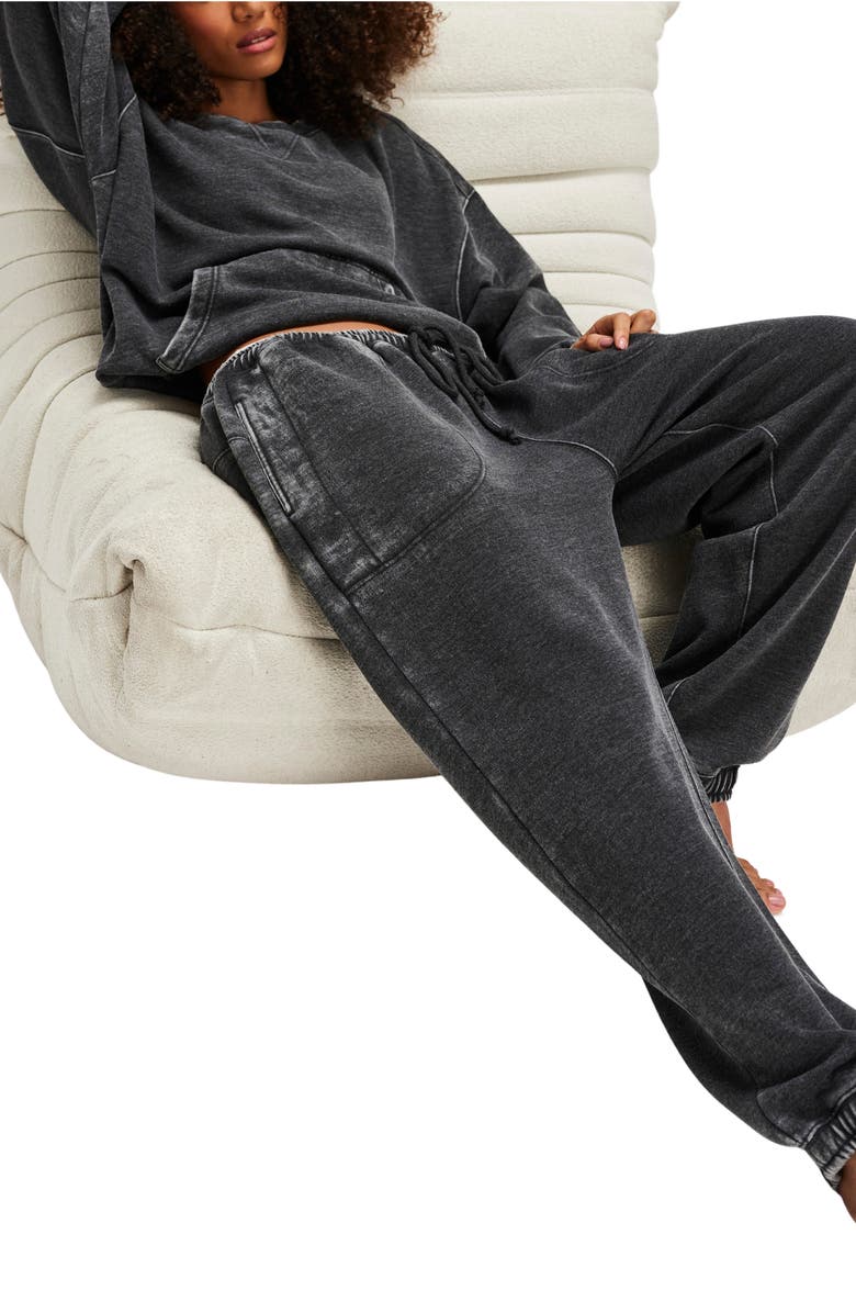 Free People Slow it Down Cotton Blend Joggers, Alternate, color, 