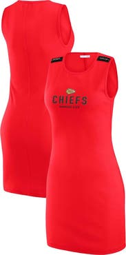 WEAR by Erin Andrews Women's WEAR by Erin Andrews x Gracie Hunt Red Kansas City Chiefs Ribbed Tank Dress