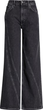 Rails Getty High Waist Twist Seam Wide Leg Jeans