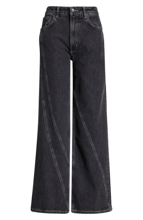Rails Getty High Rise Twist Seam Jeans In Dark Charcoal In Gray