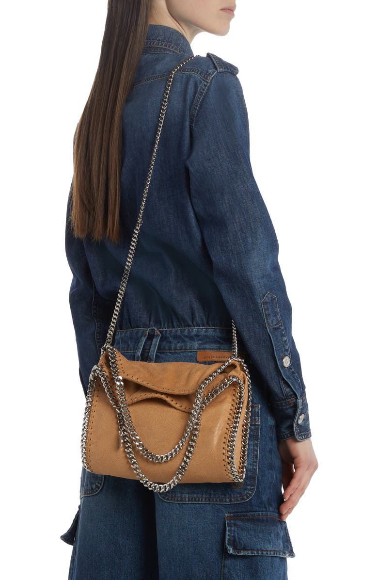 Stella McCartney Mini Falabella Faux Leather Tote, Alternate, color,