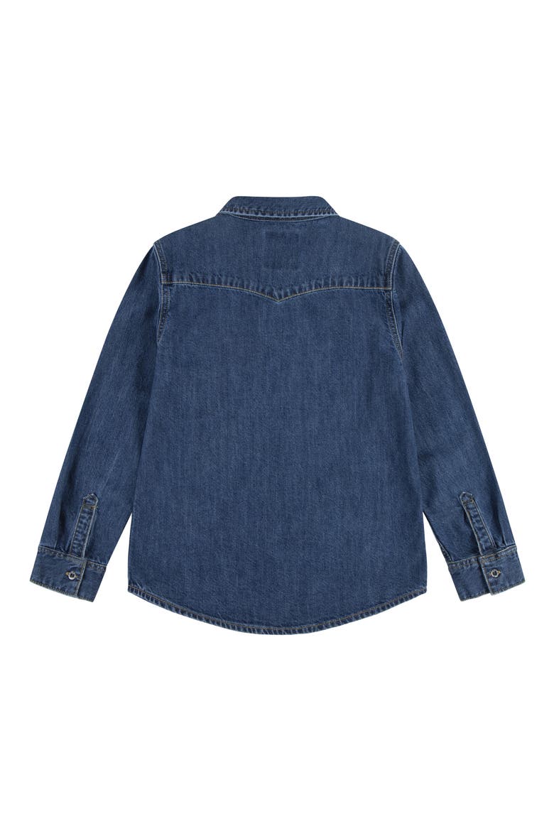 Kids' New Barstow Denim Button-Up Western Shirt, Alternate, color, SAVES THE DAY