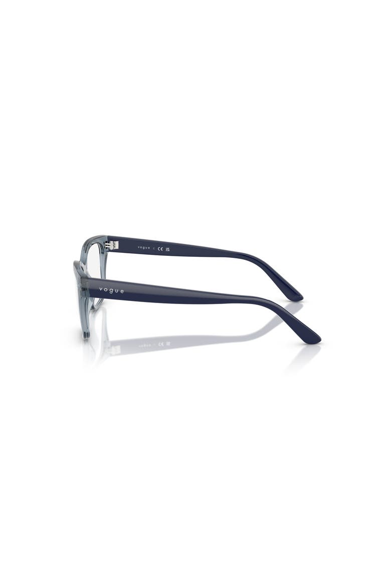 49mm Rectangle optical glasses, Alternate, color, Blue