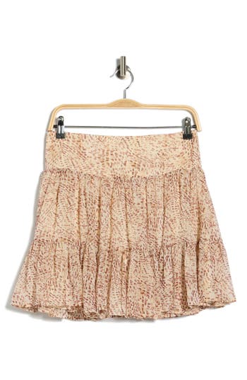 Melrose And Market Tiered Chiffon Skirt