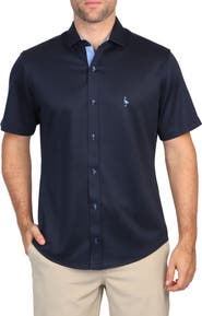 TailorByrd Solid Modal Blend Short Sleeve Shirt
