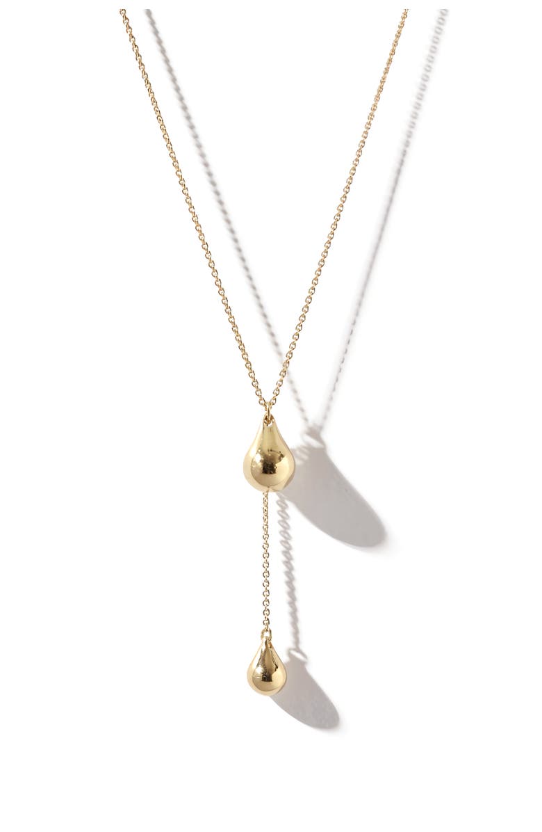 Otiumberg 14kt Gold Vermeil Stilla Lariat Necklace, Main, color,