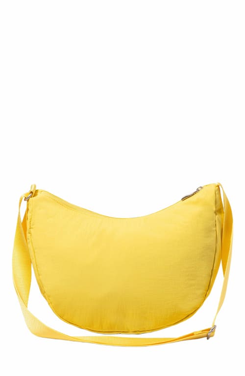 Baggallini Swift Crescent Crossbody In B-lite Lemon