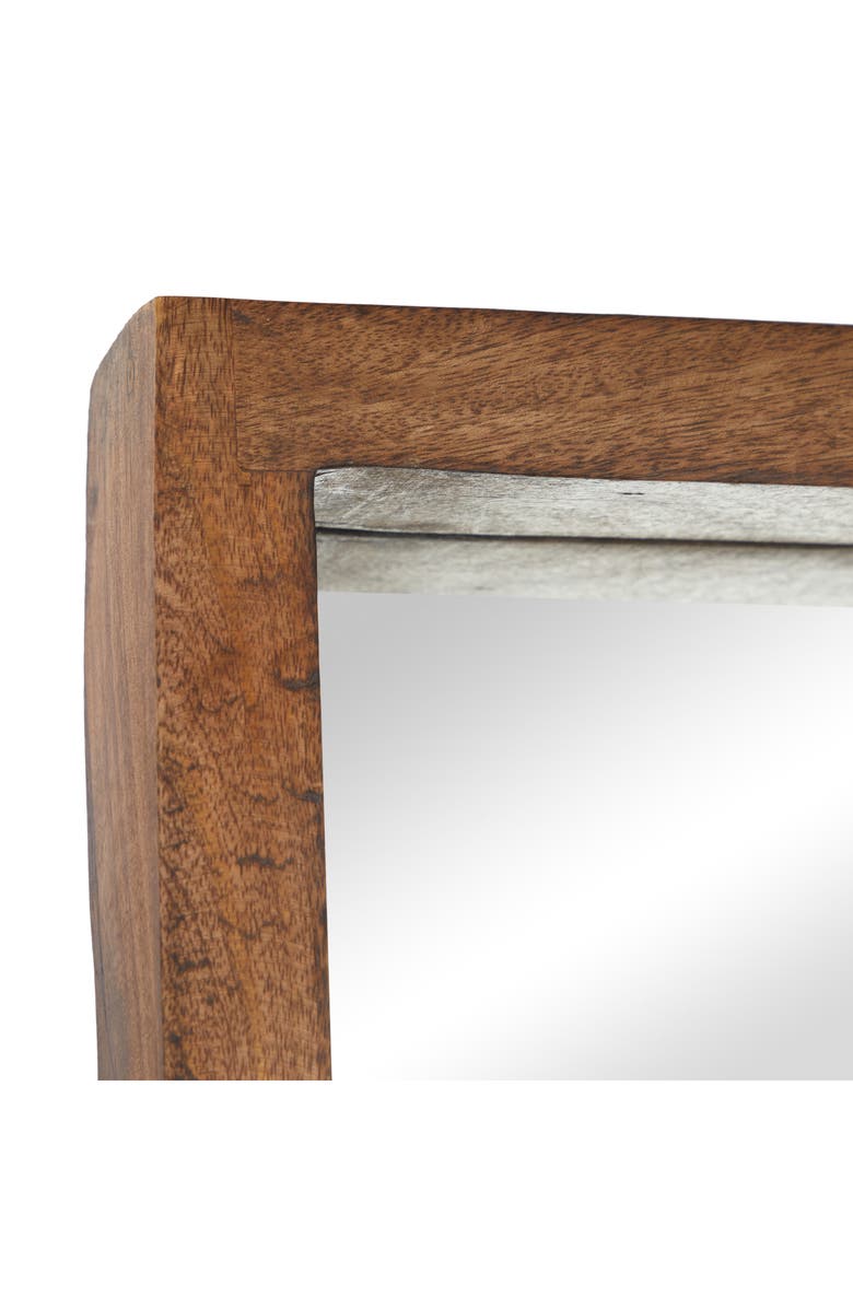 GINGER BIRCH STUDIO Mango Wood Wall Mirror, Alternate, color,
