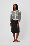 selected Black / White Striped