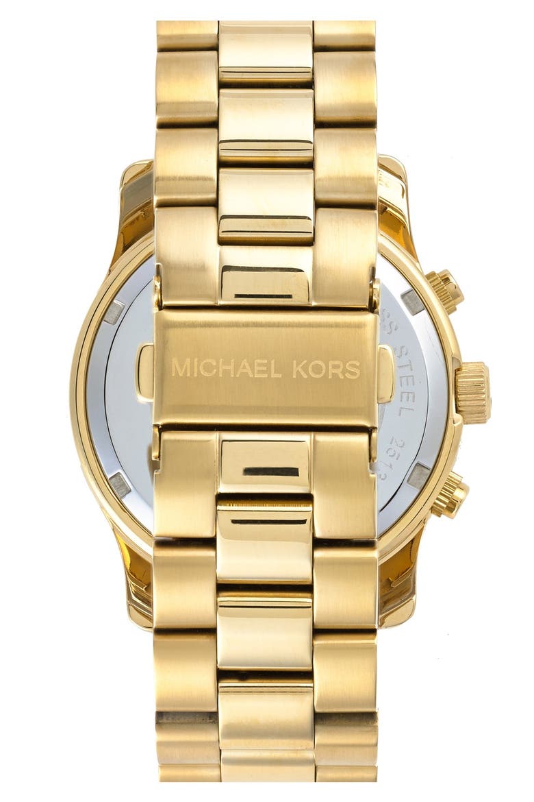 'Runway' Chronograph Watch, 38mm, Alternate, color, GOLD