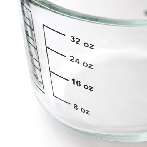 Oster Coolidge 4 Cup Clear Glass Measuring Cup With Snap On Lid In Transparent