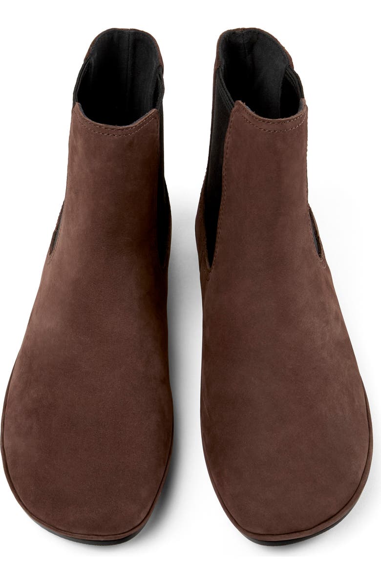 Camper Right Nina Bootie, Alternate, color, Dark Brown