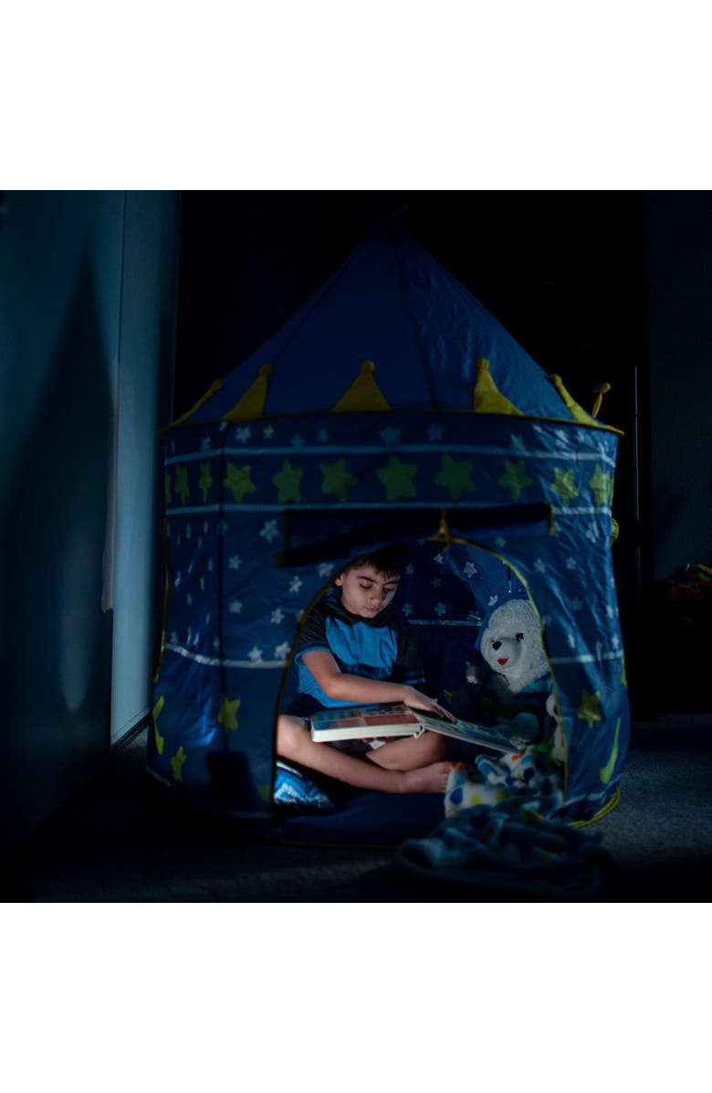 Toynk Blue Fantasy Castle Play Tent | 54 x 41 Inches, Alternate, color, Blue