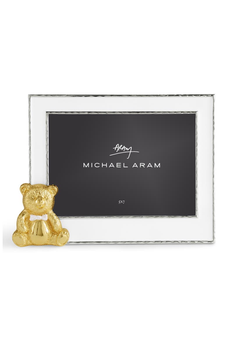 Teddy 5x7 Picture Frame, Alternate, color, WHITE
