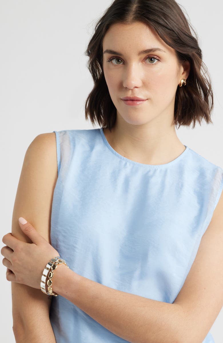 Nordstrom Crescent Huggie Earrings, Alternate, color, Gold