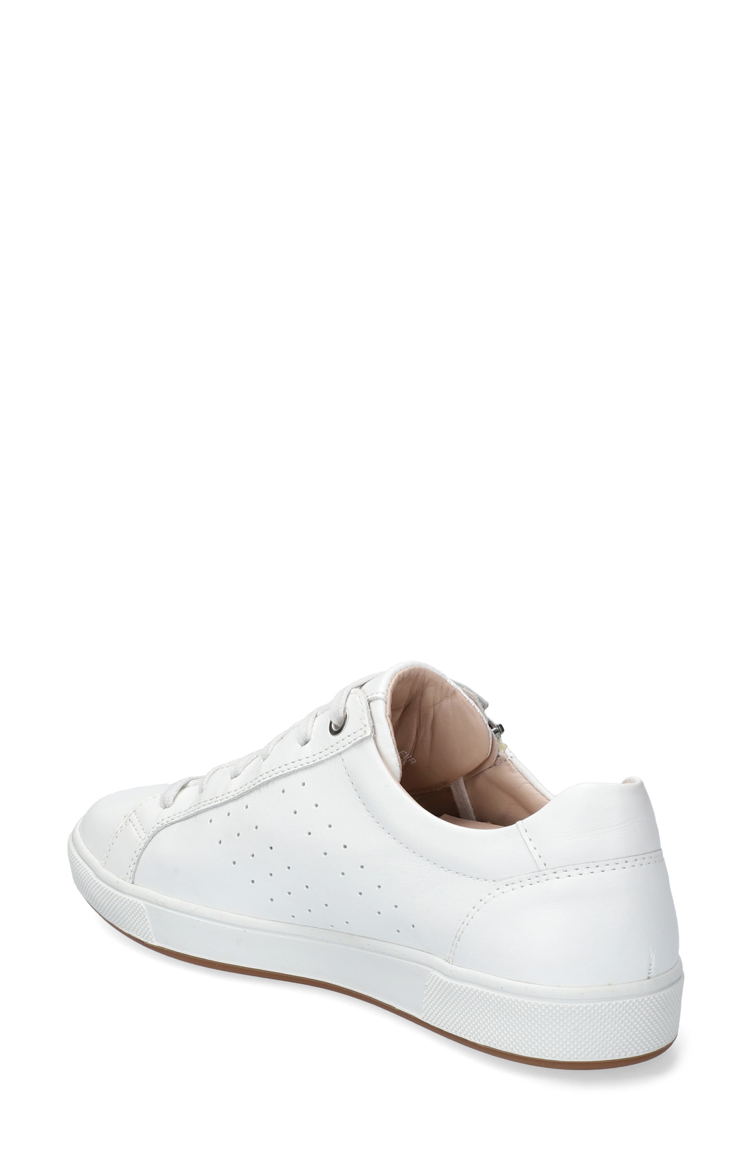 Mephisto Nikita Sneaker, Alternate, color, White Silk