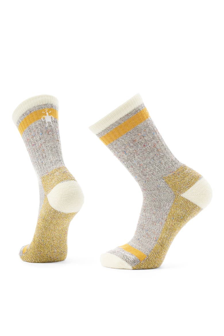 Everyday Larimer Merino Wool Blend Crew Socks, Alternate, color, HONEY GOLD