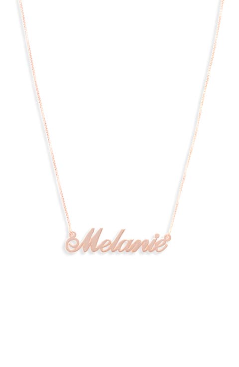 Personalized Nameplate Necklace