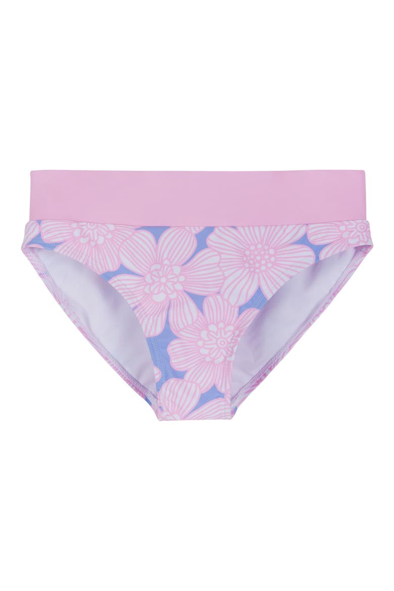 Kids' Banded Two-Piece Swimsuit, Alternate, color, PURPLE