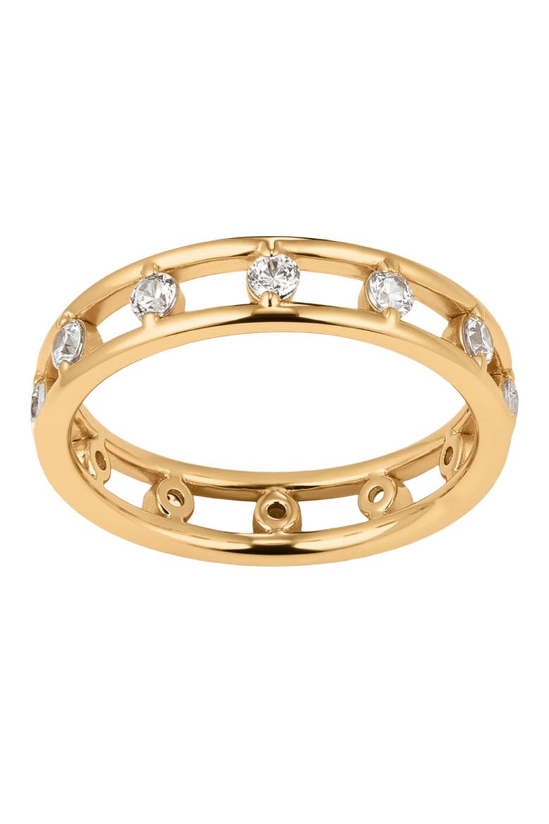 Dew Drop Stacking Ring, Main, color, Gold Vermeil