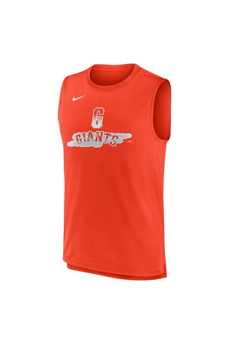 Men's Nike Orange San Francisco Giants City Connect Muscle Tank Top, Alternate, color, Orange