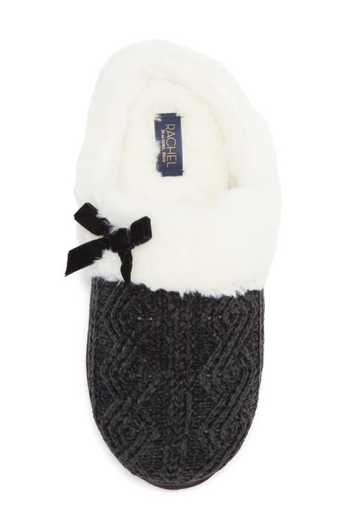 Honeydew Chenille Knit Slipper In Blue