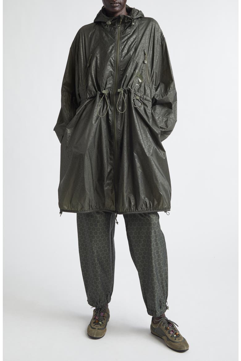 x The North Face Wind Mountain Jacket, Alternate, color, FOREST NIGHT GREEN