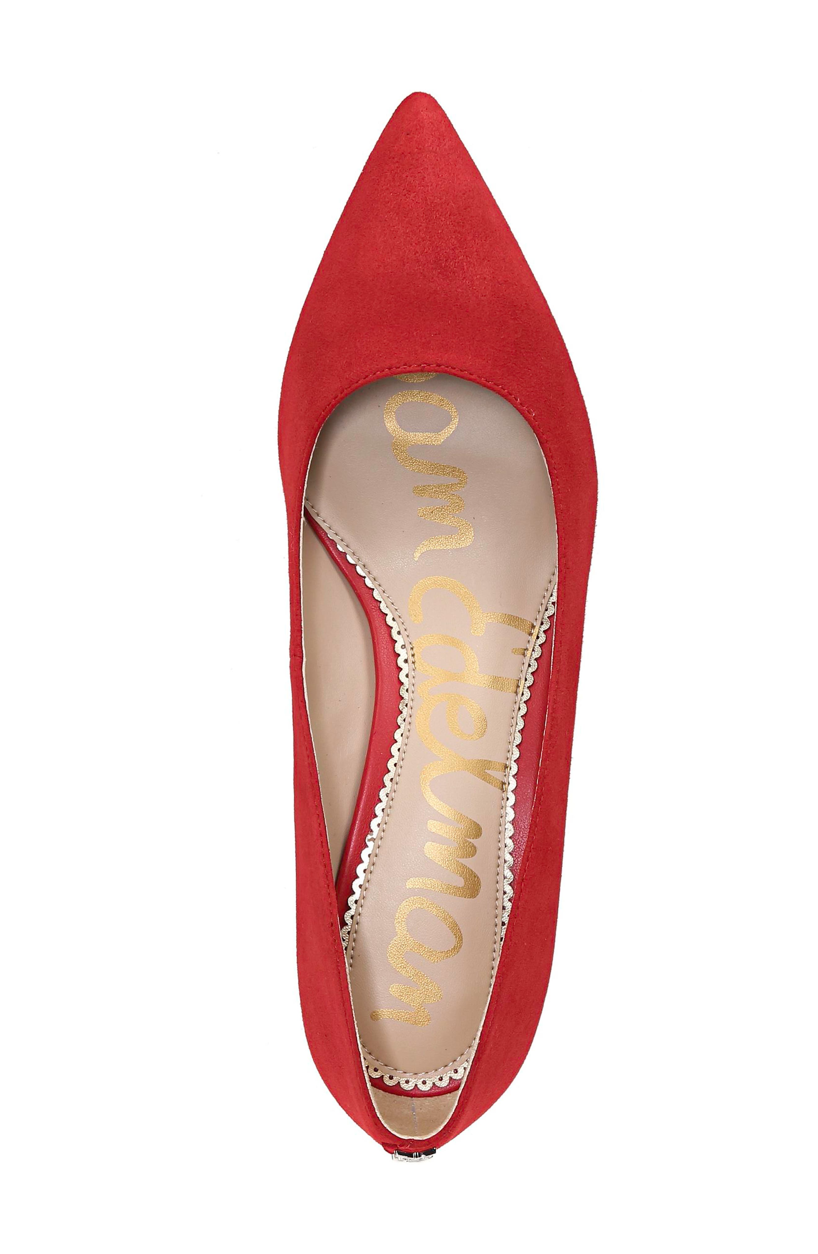 Dori Pump, Alternate, color, LIPSTICK RED SUEDE