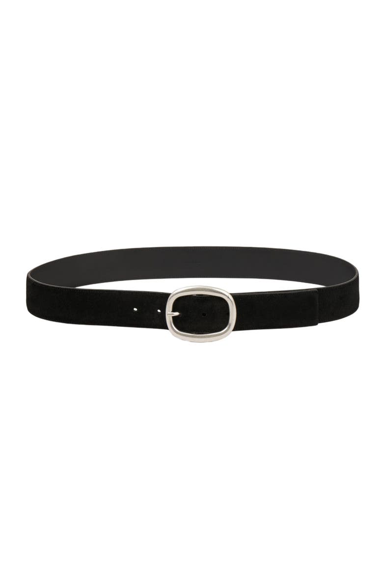 SANDRO Wide leather belt, Main, color, Black