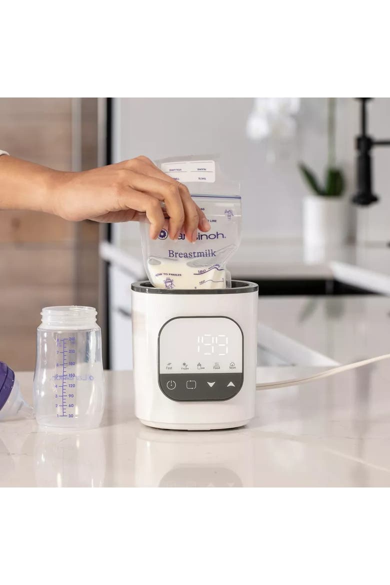 Baby Bottle Warmer and Sterilizer, with Fast Temperature Control, Alternate, color, White
