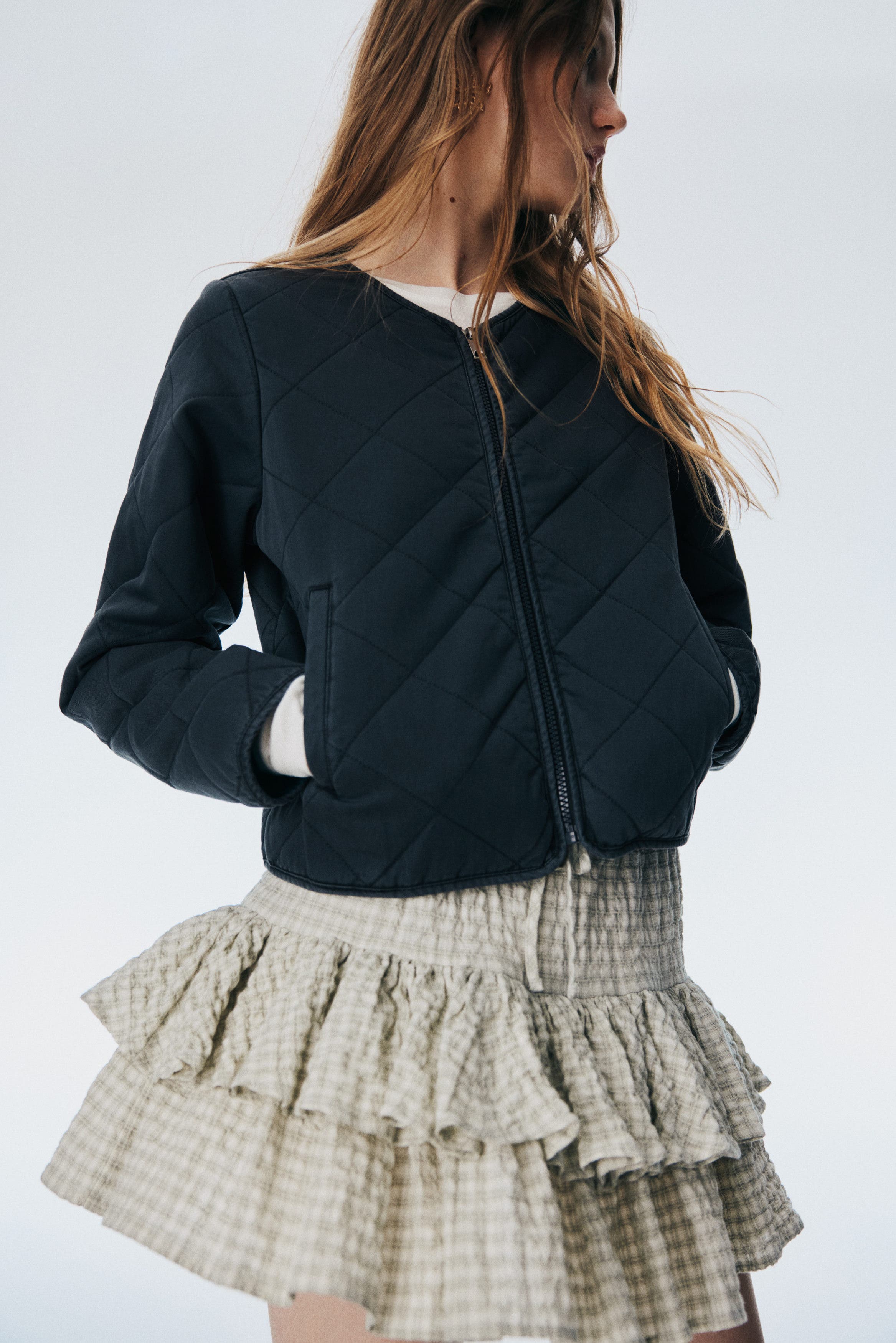 Quilted cotton jacket - image 2