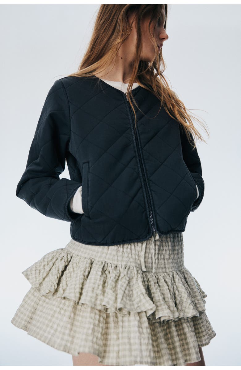 H&M Quilted Cotton Jacket, Alternate, color, 