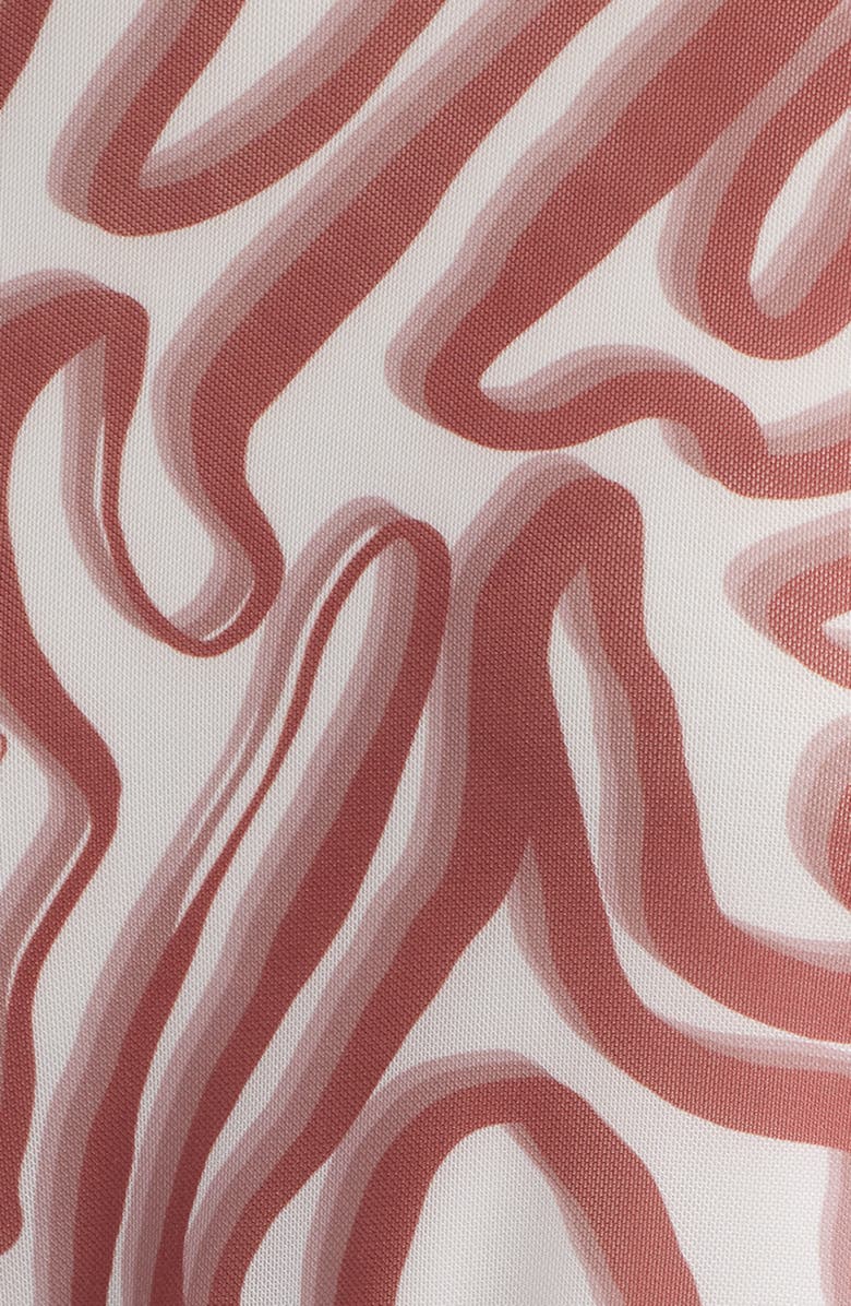 CITY BLUES Print Long Sleeve T-Shirt, Alternate, color, Blush Wine