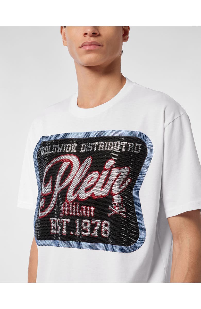 PHILIPP PLEIN T-Shirt Round Neck Milan Men, Alternate, color, White