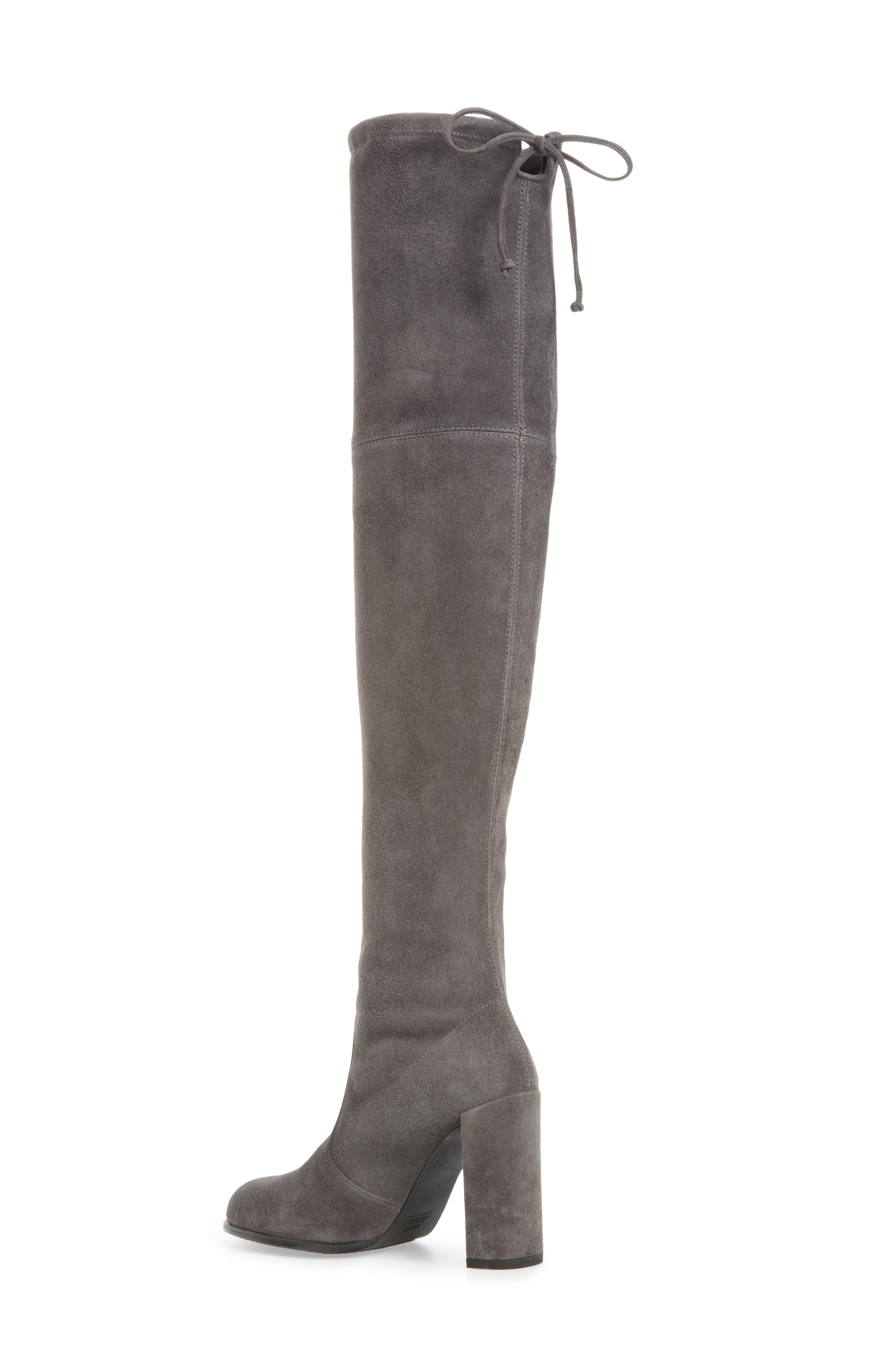 Hiline Over the Knee Boot, Alternate, color, SLATE SUEDE