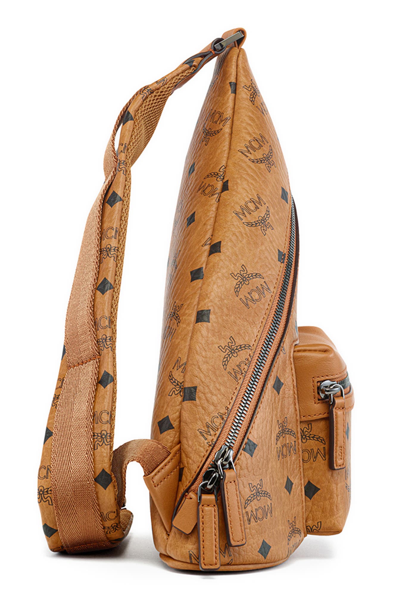 Aren Sling in Visetos, Alternate, color, COGNAC