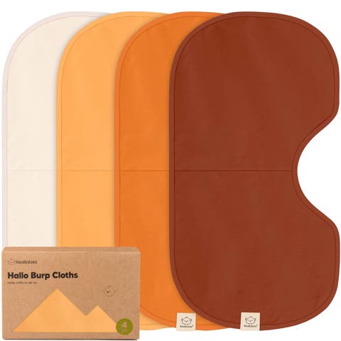 4-Pack Hallo Burp Cloths