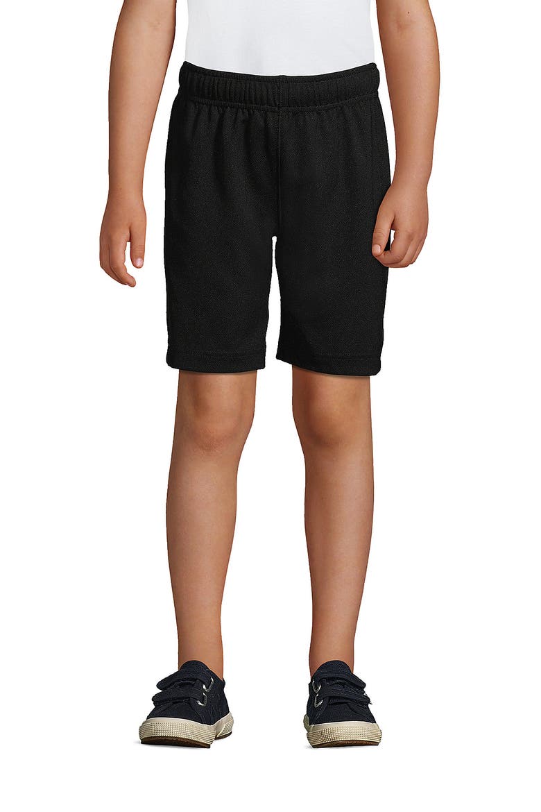 School Uniform Boys Mesh Gym Shorts, Main, color, Black