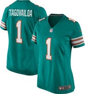 Nike Women's Nike Tua Tagovailoa Aqua Miami Dolphins Alternate Game Jersey
