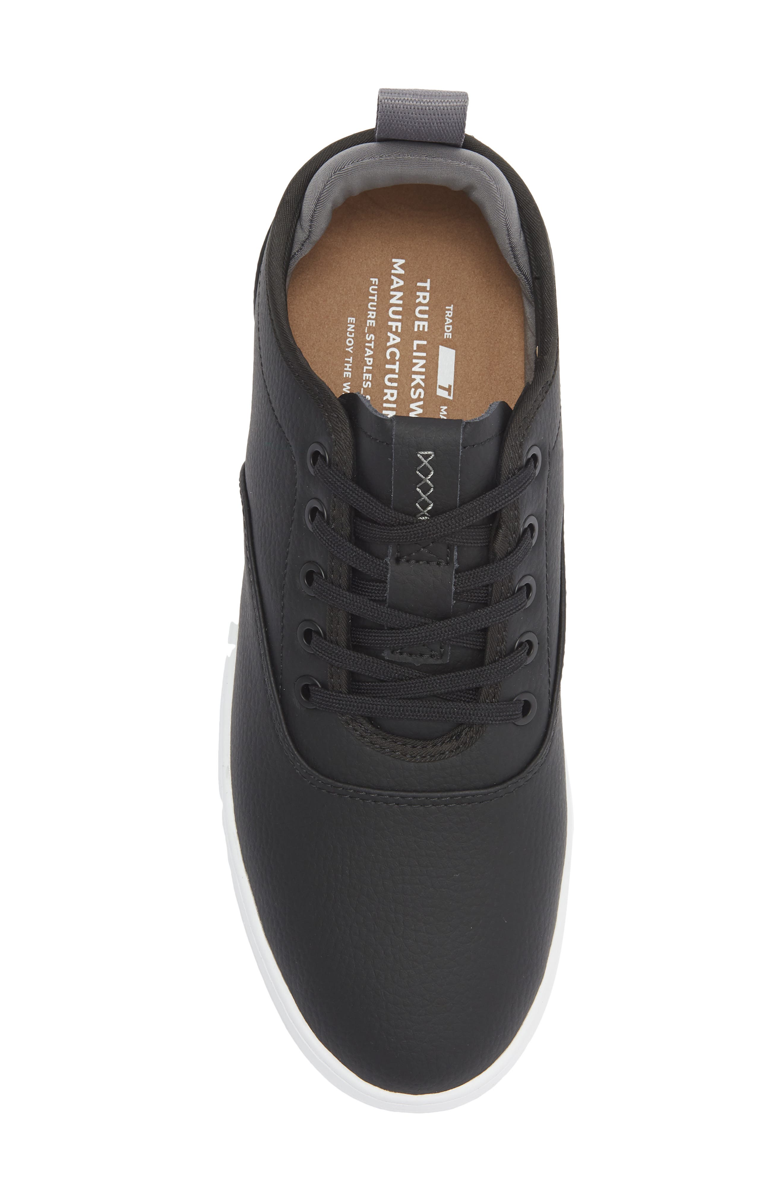 TRUE linkswear True FS-01 Earth Water Resistant Golf Shoe, Alternate, color, Black