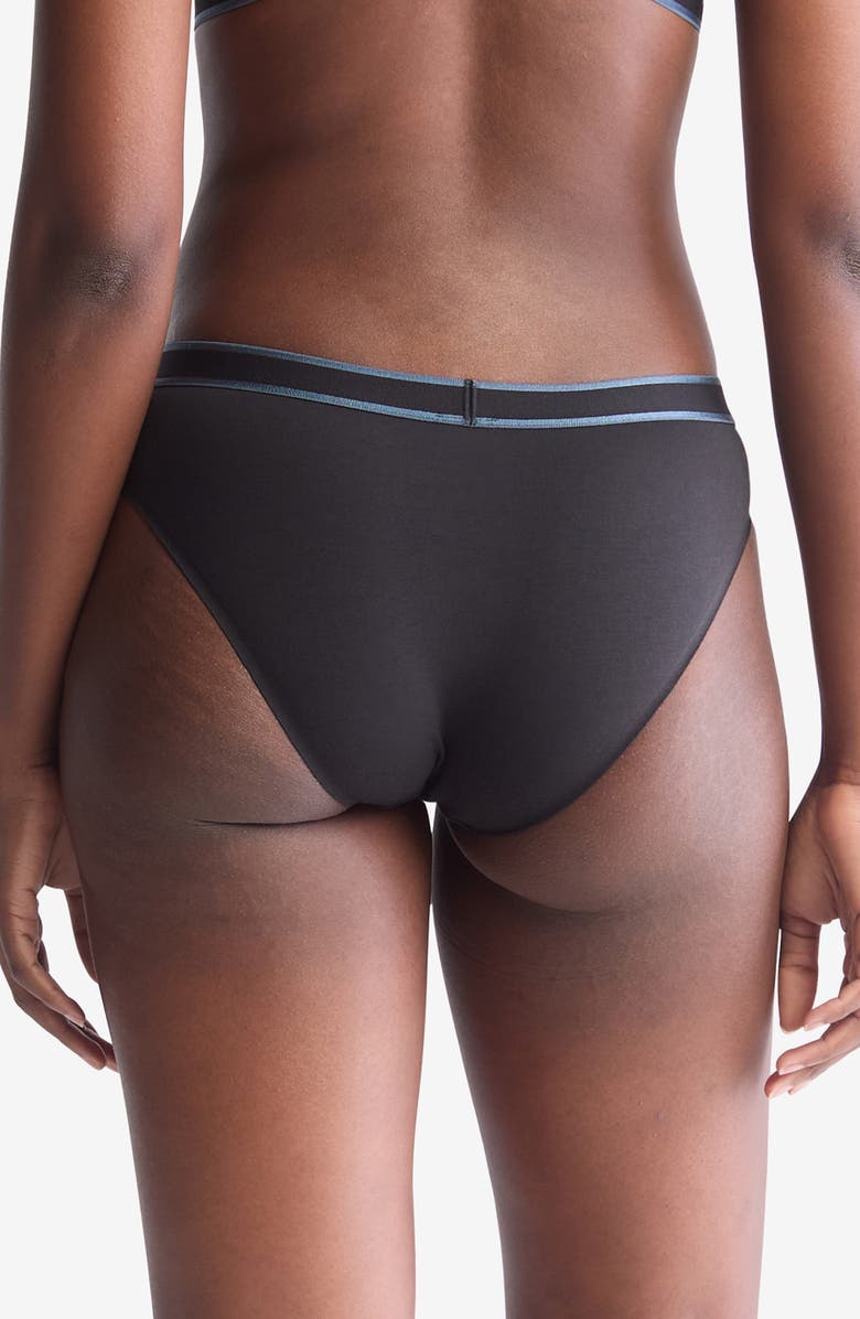 Calvin Klein Tonal Logo Modern Cotton Blend Bikini, Alternate, color, 