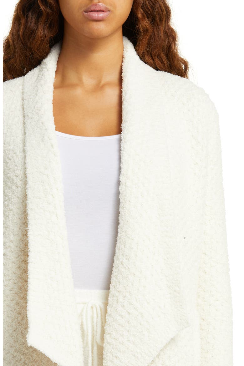 Honeycomb Shawl Collar Cardigan, Alternate, color, CREAM